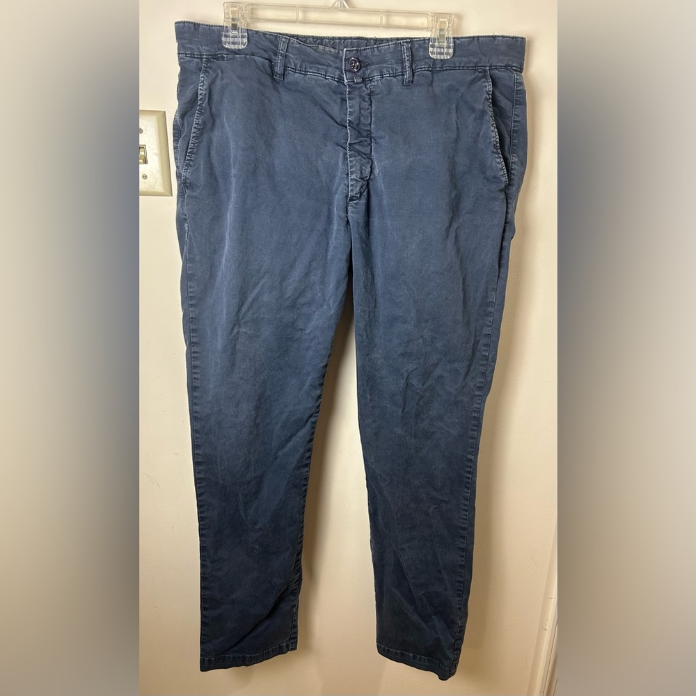 SPADA ROMA Chino Trouser Pants Men’s‎ 36x30 Blue Preppy Casual Albania Everyday